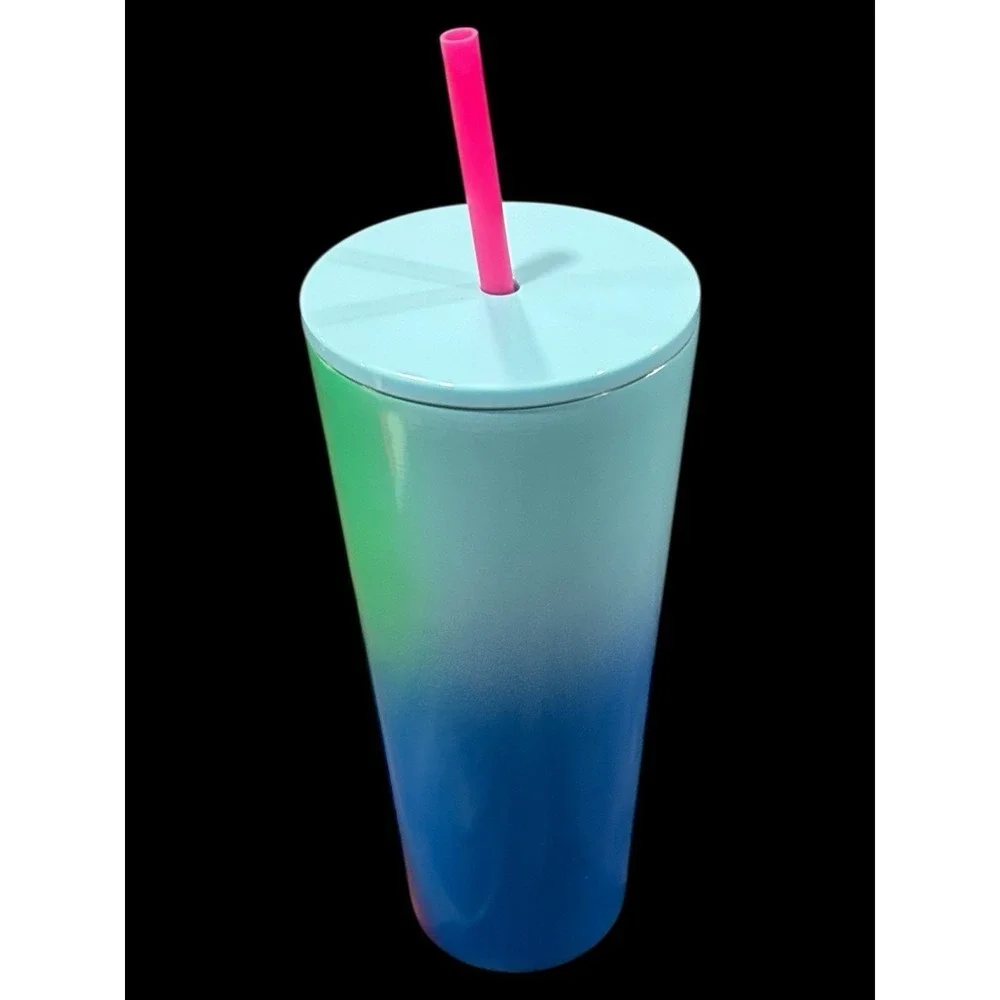 Brand New Starbucks Summer 2023 Technicolor Paint Cold Cup Tumbler 24oz